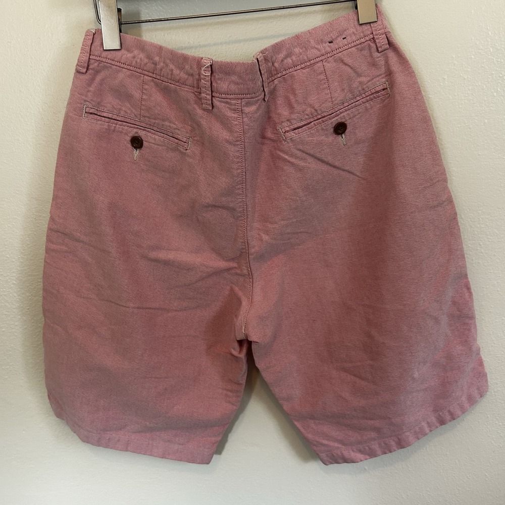 J Crew Mens Size W32 Pink Chino Shorts Casual Preppy Golf Thin Lightweight - Picture 5 of 6
